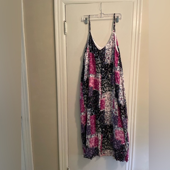 Andree by Unit Boho Floral Patchwork Maxi Dress New With Tags Size 3X - Picture 7 of 12